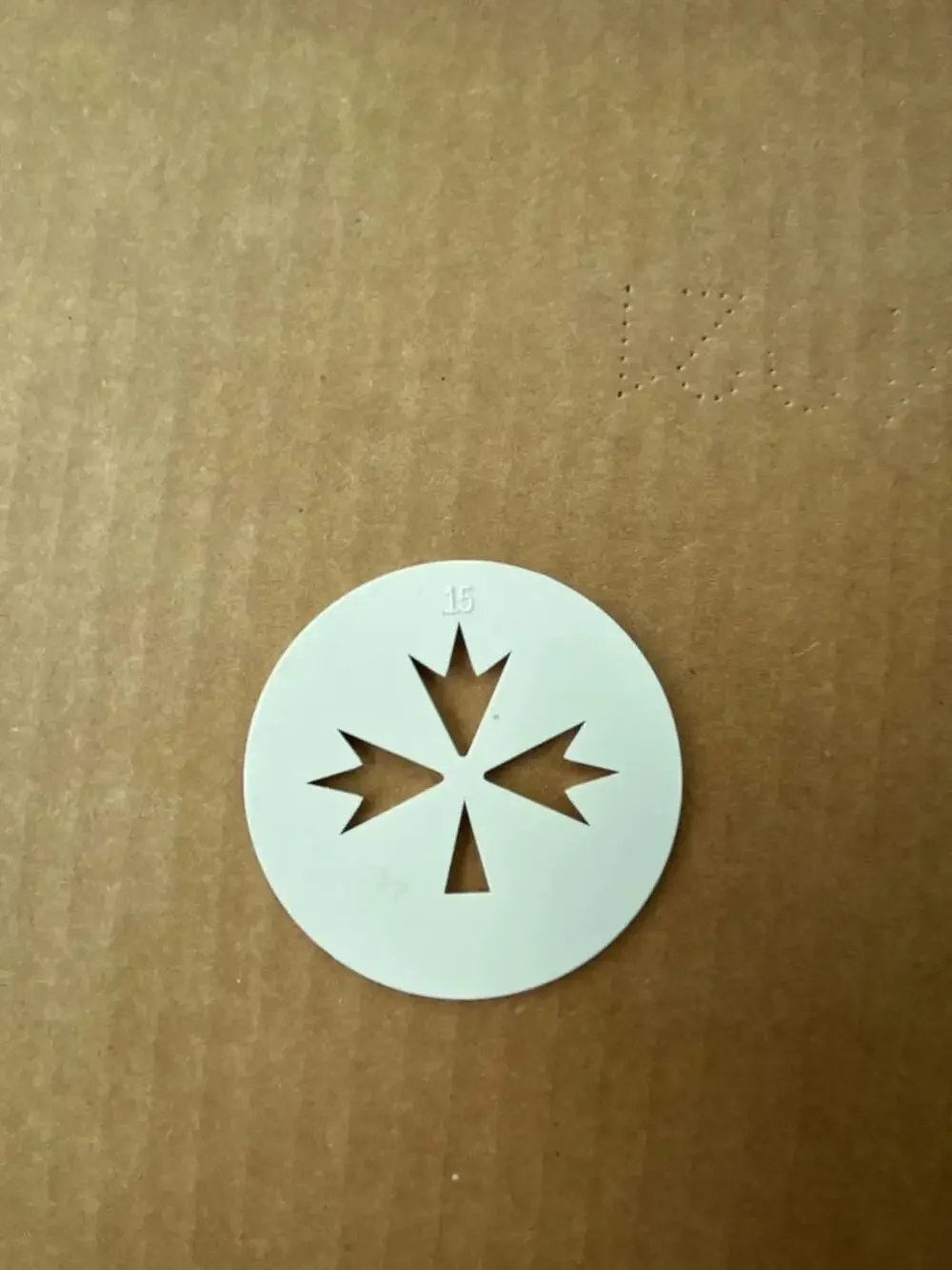 The Pampered Chef Cookie Press Replacement Disc Disk #15